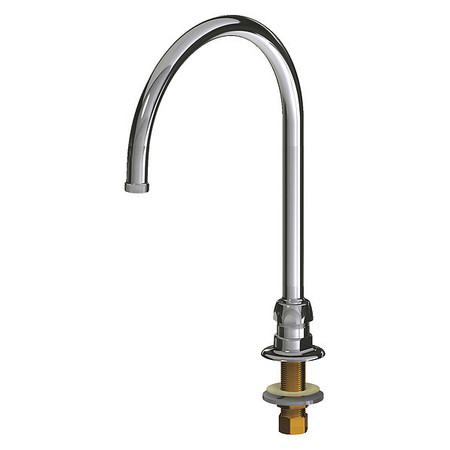 CHICAGO FAUCET Swing Gooseneck Spout W/Flow 626-GN8AFCABCP