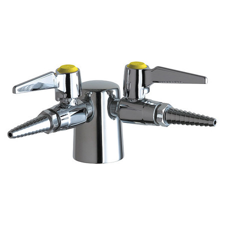 CHICAGO FAUCET Turret With Two Ball Valves 90Deg 982-909AGVCP