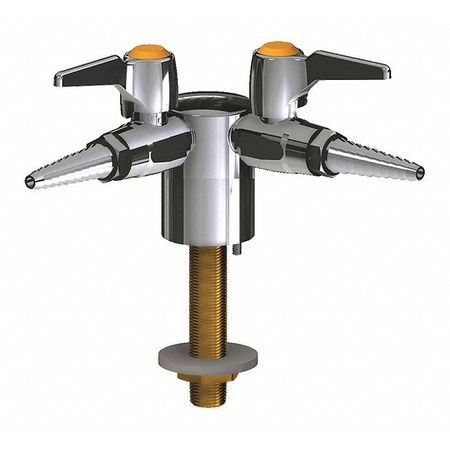 CHICAGO FAUCET Turret With Two Ball Valves 982-VR909CAGCP