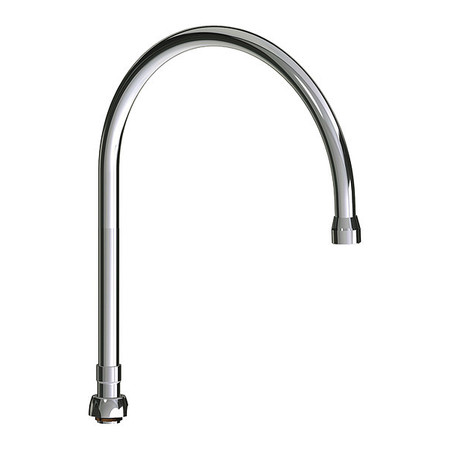 CHICAGO FAUCET 10In Gooseneck Swing Spout GN10BSWGJKABCP