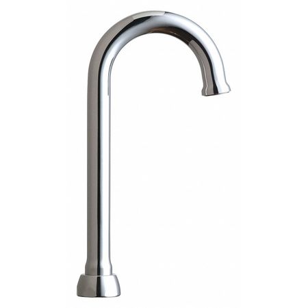 CHICAGO FAUCET 3 1/2In Rigid / Swing Gooseneck Spout GN1JKABCP