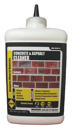 Sakrete Cleaner, Concrete and Asphalt, 1 qt. 120042