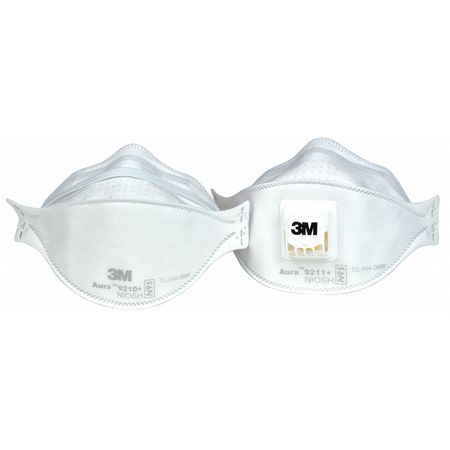 3M N95 Particulate Respirator 10 EA/Case 9211+