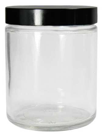 QORPAK Bottle, Safety Clear, 4 Oz, Round, PK24 GLC-01628