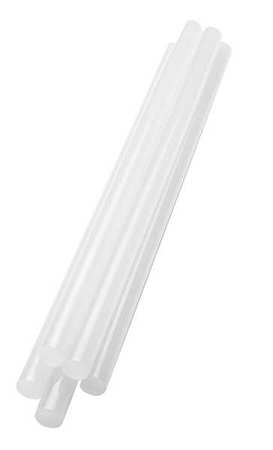 Pam-Buehnen Hot Melt Adhesive, White, 1/2 in Dia, 10 in L, 25 sec. Begins to Harden, 396 PK UX 1012