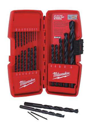 Milwaukee Tool THUNDERBOLT Black Oxide Drill Bit Set - 21PC 48-89-2801