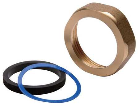 Zurn Toilet Spud, 1-1/4 In, Brass/EPDM Rubber P6001-HN-RB