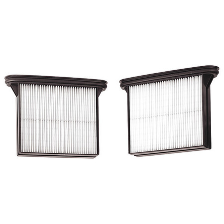 BOSCH Air Filters, HEPA, 10-13/16 In, PK2 VAC019