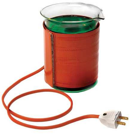 BRISKHEAT Griffin Beaker Heater, Silicone Rubber, 240VAC, 400 mL, 200W GBH0400-2