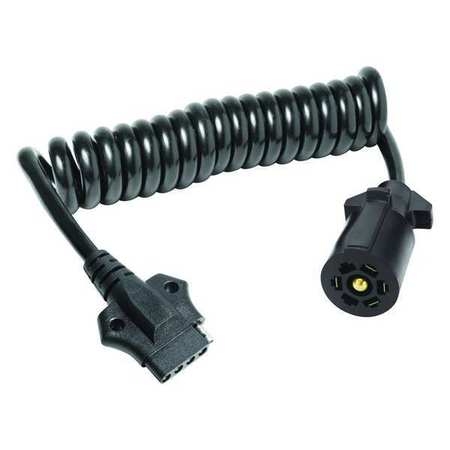 REESE Adapter 7-Way to 5-Way, Coiled 85360