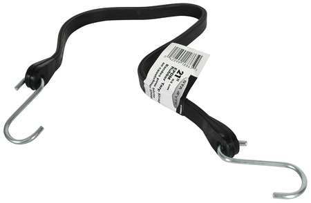 3M Bungee Strap, S-Hook, 21 In.L, EPDM Rubber 1886500