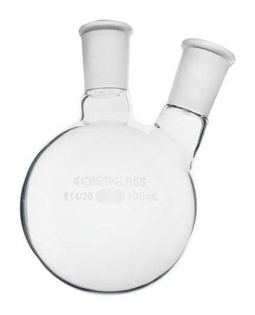 CHEMGLASS Round Bottom Flask, 100mL CG-1520-49
