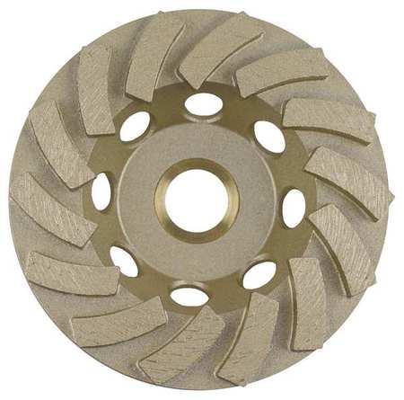 Diamond Vantage Grinding Wheel, Cup, No. Seg. 14, 4 in 04HDDGDX1
