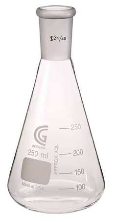 CHEMGLASS Erlenmeyer Flask, 1000mL CG-1542-12
