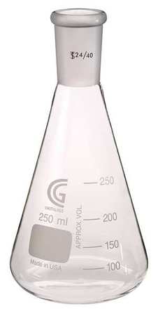 CHEMGLASS Erlenmeyer Flask, 125mL CG-1542-03