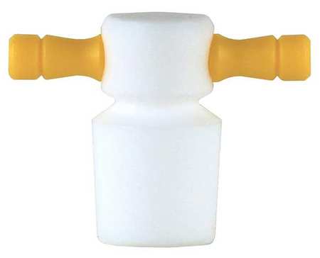 CHEMGLASS Stopper #27, PTFE, Red Handle Hollow CG-3020-A-06