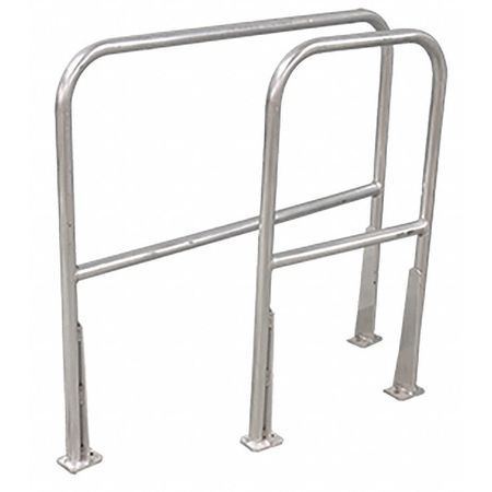 COTTERMAN Safety Railing, 7ft., Aluminum AR7 C50 P6