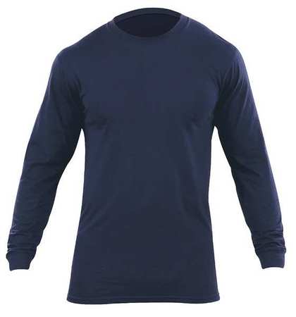 5.11 Utili-T Long Sleeved Shirt, Nvy, 100 per Ctn, L, PK2 40046