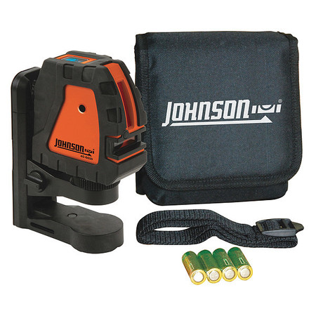 Johnson Level & Tool Cross Line Laser, Int, Red, 150 ft. 40-6650