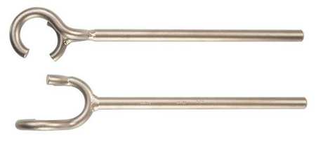 AMPCO SAFETY TOOLS Claw Wheel Wrench, Non-Spark, 1-7/8, 3-1/8 WV-12
