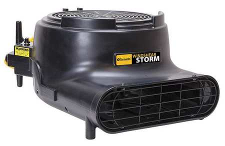 TORNADO Blower, 120V, 3400 cfm, Black 98778