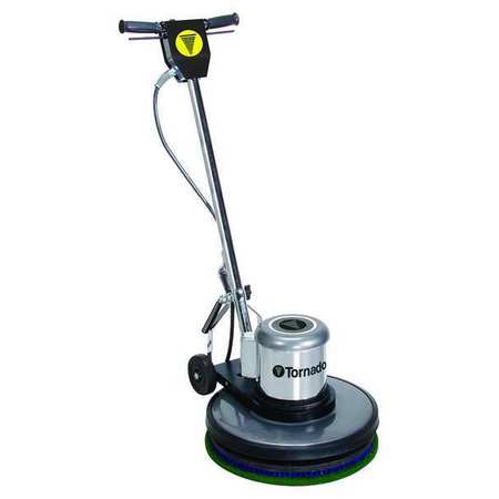 Tornado Floor Scrubber, Single, 20 In, 1.5HP, 175rpm 97595