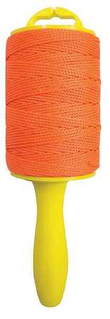 Zoro Select Utility String, 500 ft, Orange, Nylon 53500