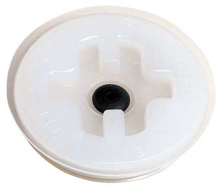 ZORO SELECT Pressure Relief Plug, Polyethylene, PK10 GTVP20RP