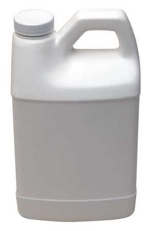 Zoro Select Bottle, F-Style, 1/2 gal., HDPE HF64W-38