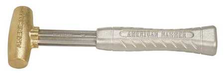 AMERICAN HAMMER Sledge Hammer, 1-1/2 lb., 12 In, Aluminum AM15BRAG