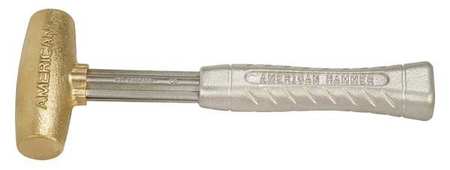 AMERICAN HAMMER Sledge Hammer, 4 lb., 12 In, Aluminum AM4BRAG