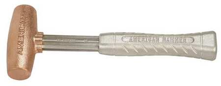 AMERICAN HAMMER Sledge Hammer, 4 lb., 12 In, Aluminum AM4CUAG