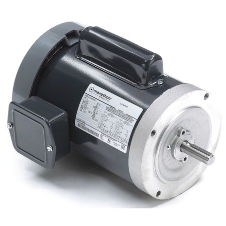 Marathon Motors Capacitor-Start General Purpose Motor, 1 1/2 HP, 115/230V AC Voltage, 56C Frame, 3,450 Nameplate RPM 5KC49SN2158