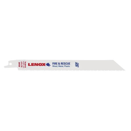 LENOX 8" L x General Purpose Cutting Reciprocating Saw Blade 20577850R