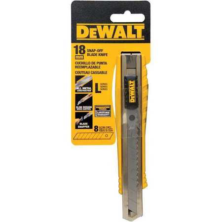 Stanley Snap-Off Utility Knife Snap-Off, 6 1/2 in L DWHT10038