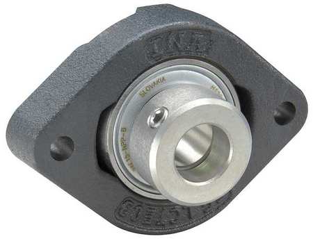 INA Flange Bearing, 2-Bolt, Ball, 25mm Bore FLCTE25-XL