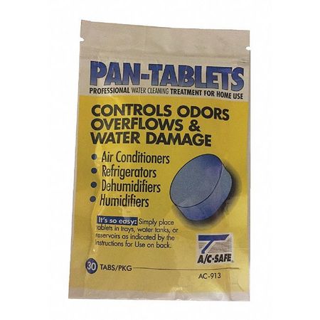 A/C SAFE Pan Tablets for Air Conditioner, 30 pcs. AC-913