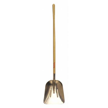 Corona Tools Scoop Shovel, 12 ga. Aluminum Blade, 48 in L Ash Wood Handle SS 68000