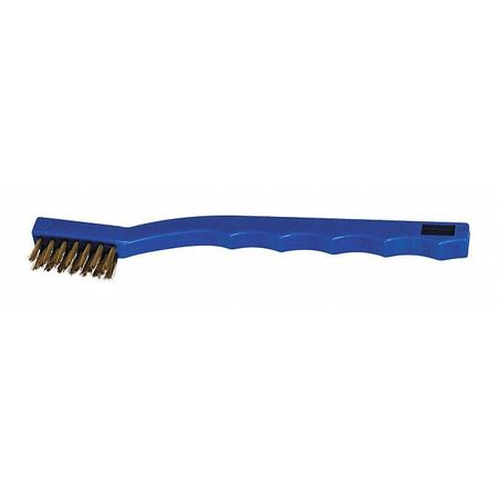 PFERD 3x7 Welders Toothbrush - Brass Wire, Polypro Block 85061