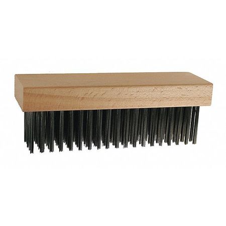 PFERD Straight Back Block Brush - 5 x 10 Rows, CS Wire 85081