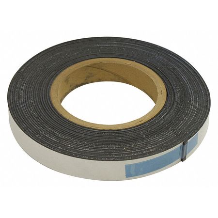 Mag-Mate Flexible Magnet w/Adhesive, 1" W, 50 ft. L MRA060X0100X050