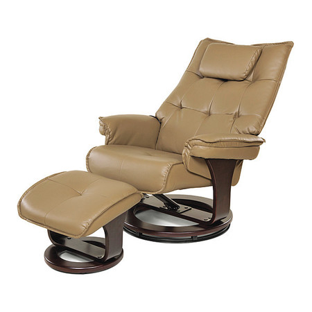 Relaxzen Heated Mssg Chair w/Ottomn, 8 Motor, Mocha 60-051026