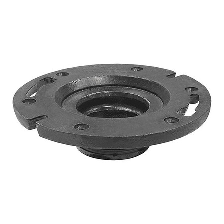 Jones Stephens Closet Flange, Two-Finger, 4x3", Cast Iron C47430