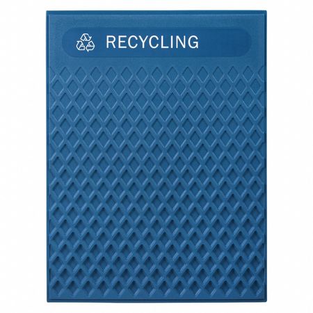 RUBBERMAID COMMERCIAL Panels, Fits 35 gal/41 gal, Blue, PK4 2182677