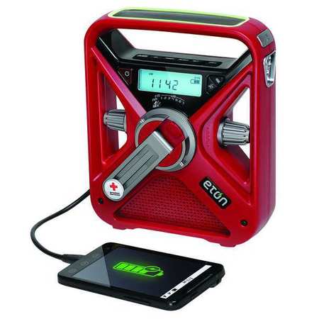 American Red Cross Portable Multipurpose Weather Radio, Red ARCFRX3+WXR