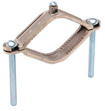 BURNDY Pipe Ground Clamp, 10AWG, 2.25In, PK5 C11D