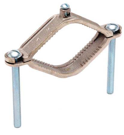 BURNDY Pipe Ground Clamp, 10AWG, 8.34In C8