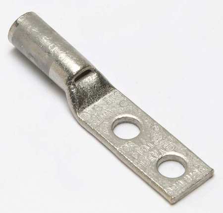 BURNDY Two Hole Lug Compression Connector, 3 AWG YA3CL2TC14