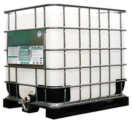 SIMPLE GREEN Industrial Cleaner And Degreaser, 275 Gal Tote, Liquid, Clear Colorless 0600000119275