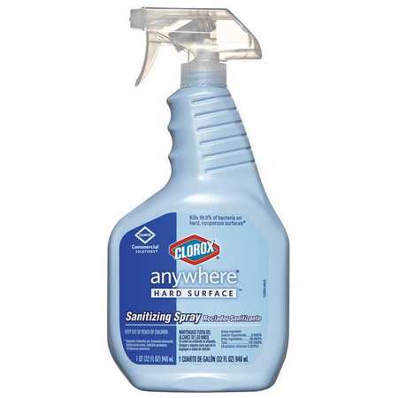 CLOROX Sanitizing Spray, 32 oz. Trigger Spray Bottle, Unscented, 12 PK 01698